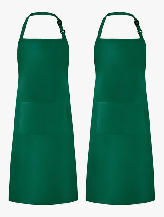 Aprons Adjustable with 2 pockets, water and oil Resistant